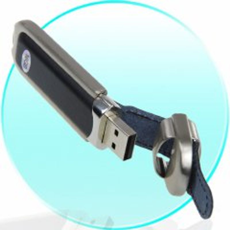 16GB Minnepenn i skinn
